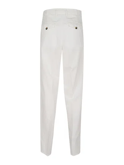 Brunello Cucinelli Pleated Detail Track Pants In White