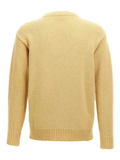Marni Men Wool Sweater In Orange