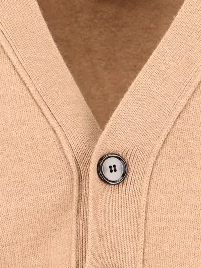 Ami Alexandre Mattiussi Ami Paris Sweaters In Brown