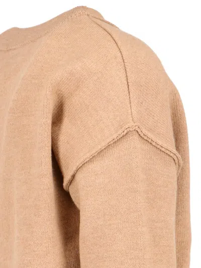 Ami Alexandre Mattiussi Ami Paris Sweaters In Brown