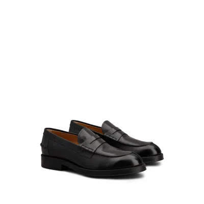 Tod's Loafers In Leather In Black