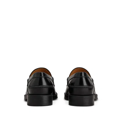 Tod's Loafers In Leather In Black
