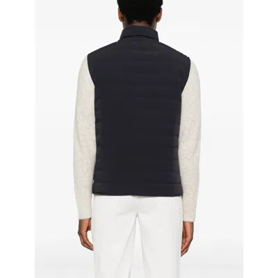 Brunello Cucinelli Dark Blue Nylon Down Jacket