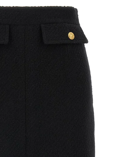 Chloé Bouclé Wool Skirt Skirts Black