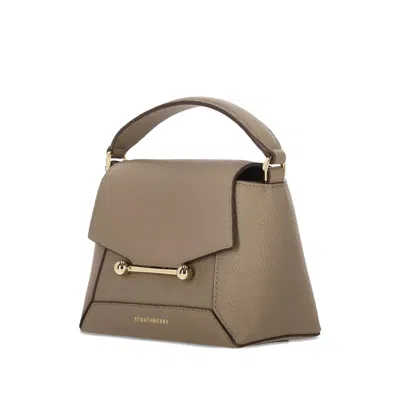 Strathberry Brown Tote Bags In Brown