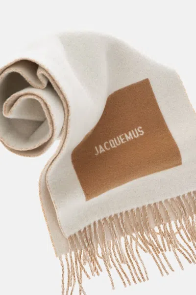 Jacquemus Square Fringed Rectangle Scarf