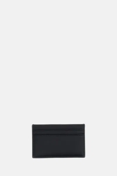 Alexander Mcqueen Leather Card Case With Multiple Compartments