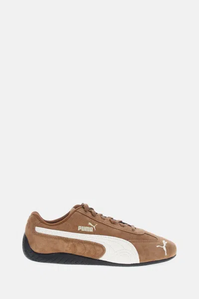 Puma Speedcat Og Brown/ivory Sneakers In Brown