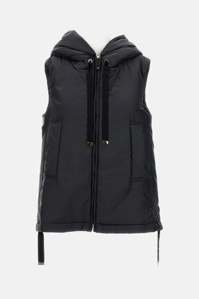 Max Mara The Cube Greengo Padded Gilet In Black