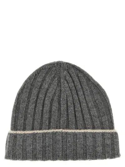 Brunello Cucinelli Beanie Featuring Contrasting Lines