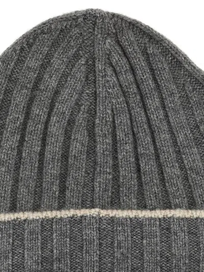 Brunello Cucinelli Beanie Featuring Contrasting Lines