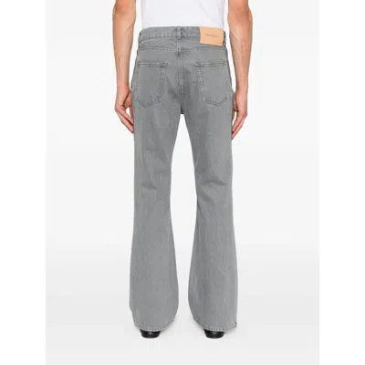 Jw Anderson Cotton  Rubber Denim In Gray
