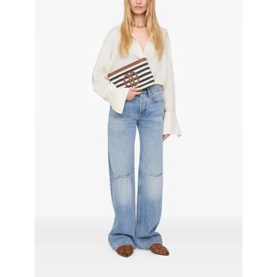 Anine Bing Cotton Clutch Bags