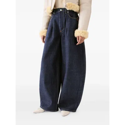 Jacquemus Jeans With Belt Loops In Black
