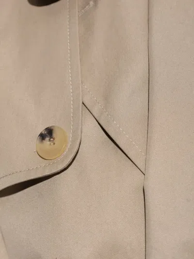 Alexander Mcqueen Alexander Mc Queen Beige Cotton Trench Coat