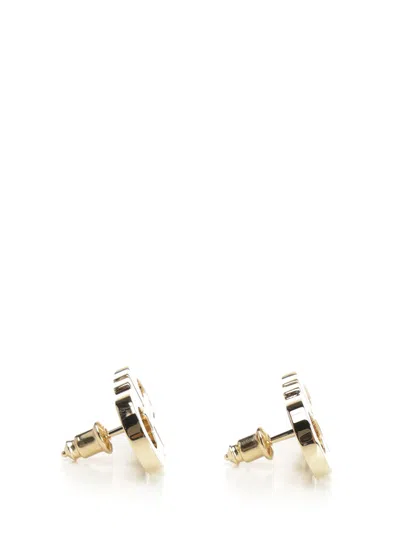 Ferragamo Gold-tone Finish Statement Earrings In Gold