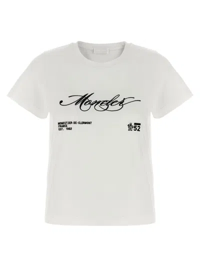 Moncler Embroidered Short Sleeve Crew Neck T-shirt
