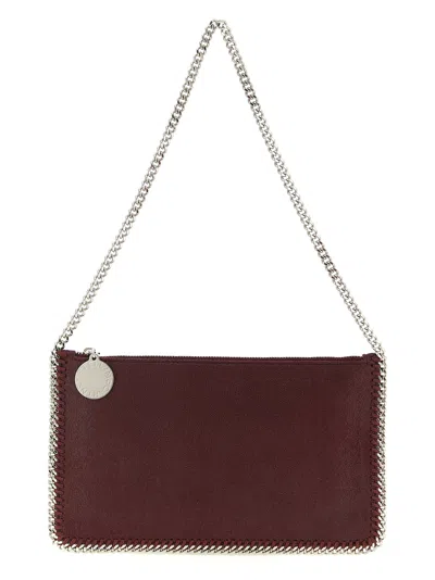 Stella Mccartney Falabella Chained Shoulder Bag In Brown
