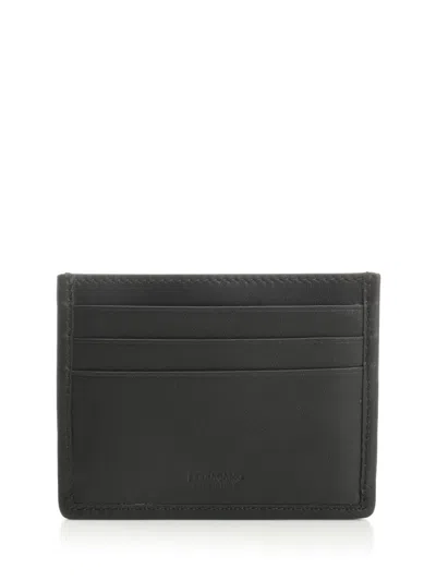 Ferragamo Gancio Woven Card Case Wallets Multicolor In Multi