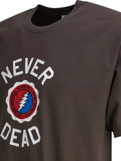 Thisisneverthat Brown Cotton X Grateful Dead T-shirt In Brown