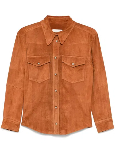 Isabel Marant Delcia Shirt Clothing In Brown