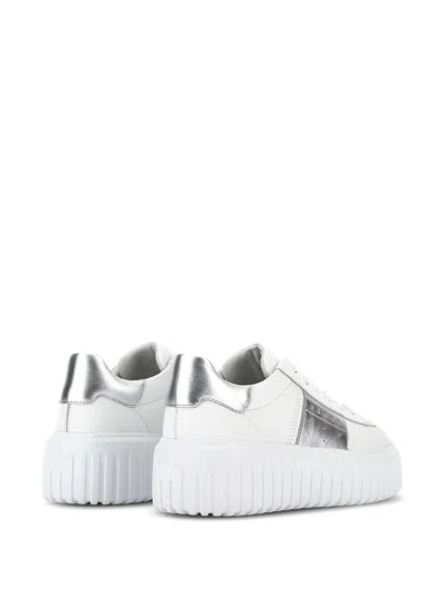 Hogan H-stripes Leather Platform Sneakers