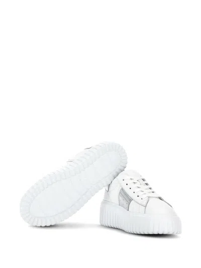 Hogan H-stripes Leather Platform Sneakers