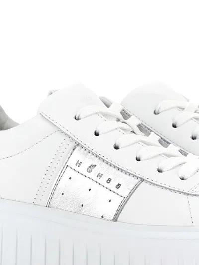 Hogan H-stripes Leather Platform Sneakers