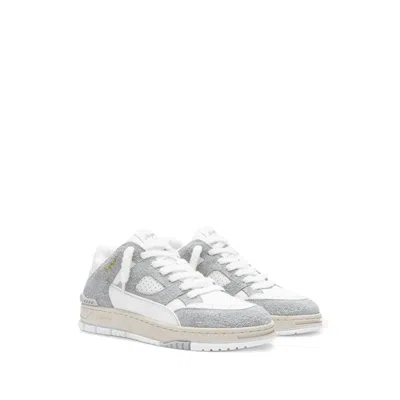 Axel Arigato Area Lo Sneakers With Leather Upper In Gray