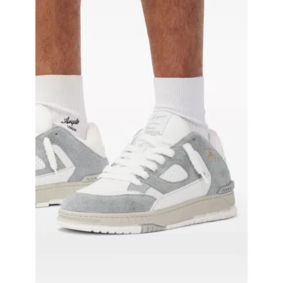 Axel Arigato Area Lo Sneakers With Leather Upper In Gray