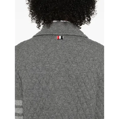 Thom Browne Long Sleeve Casual Jacket In Green