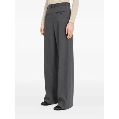 Mm6 Maison Margiela Mm6 By Maison Margiela High-waisted Tailored Pants With Wide Leg