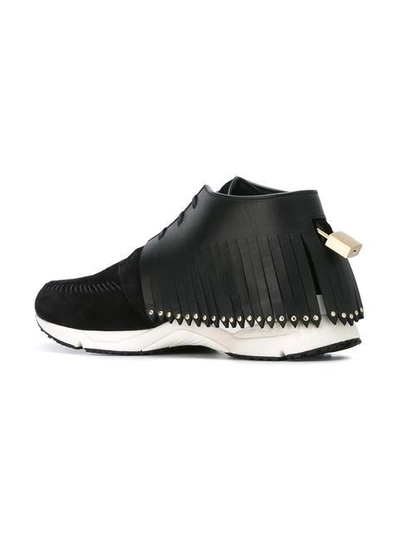 Shop Buscemi 'gladiator' Sneakers - Black