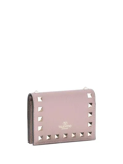 Valentino Rockstud Leather Wallet
