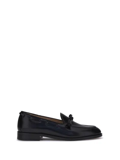 Valentino Garavani Men Bowshire Loafers In Black