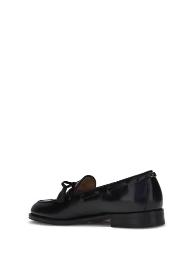Valentino Garavani Men Bowshire Loafers In Black