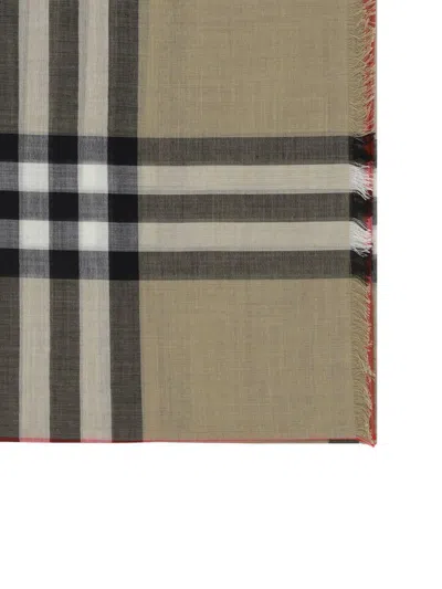 Burberry Mu 220x70 Gnt Chk Gauze Scarves