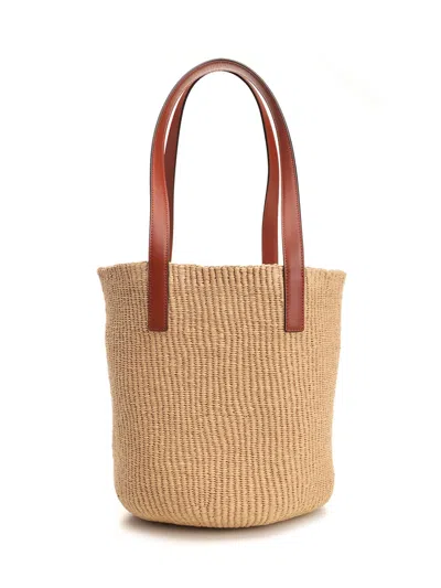 Chloé Horse Medal Shoulder Bags Brown