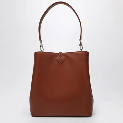 Longchamp M Le Roseau Hobo Bag In Bark Colour