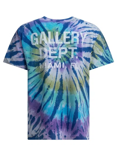 Gallery Dept. Light Blue Cotton T-shirt In Blue