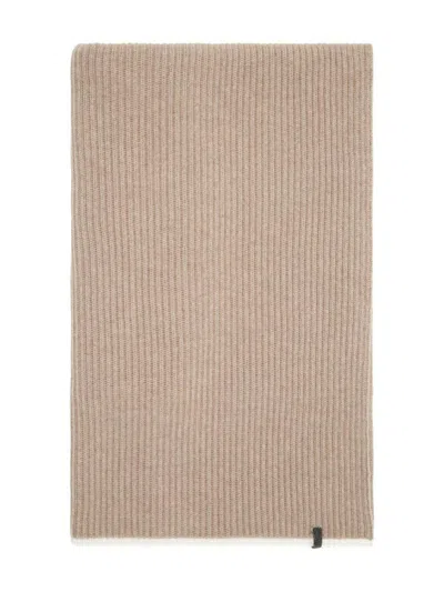 Brunello Cucinelli Cashmere Scarf In Brown