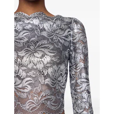 Rabanne Polyester Tops In Gray