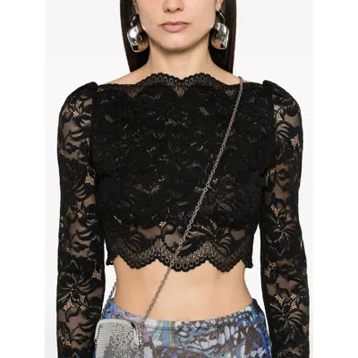 Rabanne Polyester Tops In Black