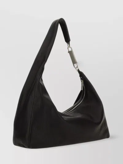 Rick Owens Shoulder Bag With Metal Hardware And Textured Finish