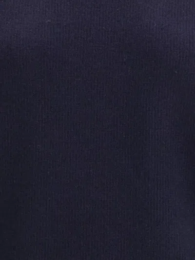 Chloé Chloe Dark Blue Wool Blend Sweater In Blue