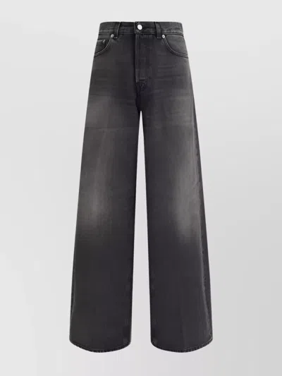 Haikure Bethany Straight Jeans Belt Loops In Black