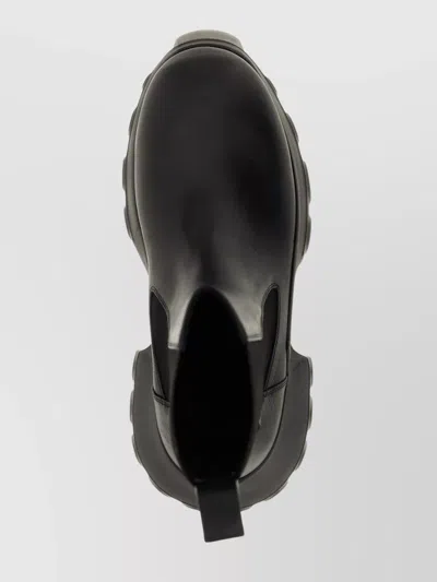 Rick Owens Beatle Mega Tractor Boots In Black