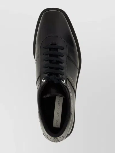 Stella Mccartney Elyse Platform Brogues With Contrast Sole In Black