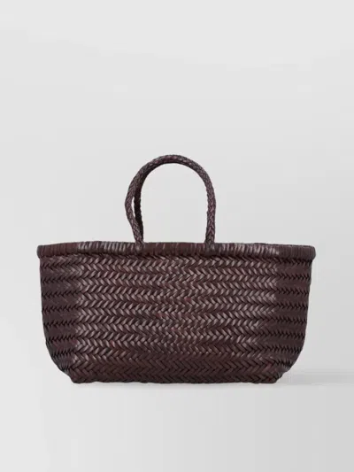 Dragon Diffusion Triple Jump Small Leather Basket Bag