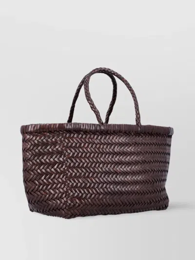Dragon Diffusion Triple Jump Small Leather Basket Bag